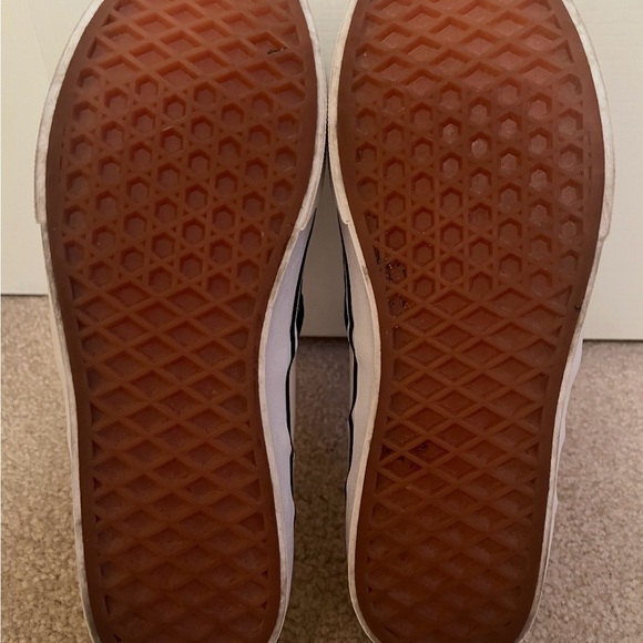 Vans Classic Slip-On Checkerboard Shoes Youth 6 Black White - Picture 3 of 6